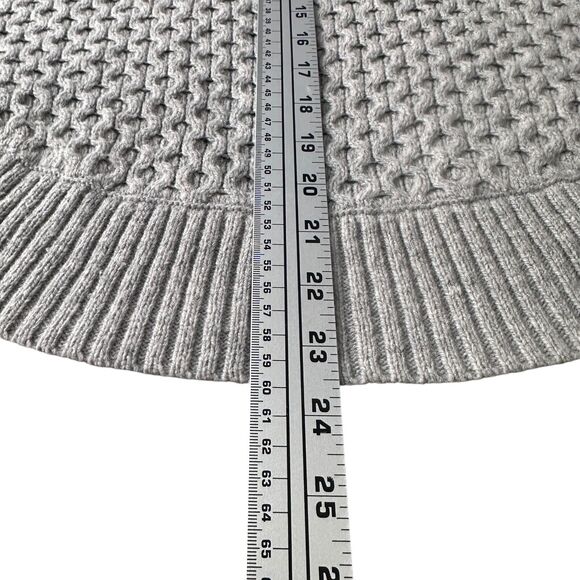 Title Nine Speaking Pullover Sweater Women’s Small Gray Merino Alpaca Blend Knit - Picture 10 of 10
